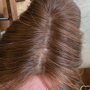 Human Hair Topper with Bangs